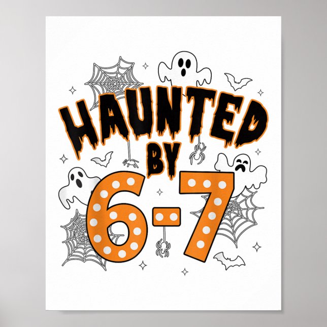 Poster 67 Meme Halloween Assombrado- Fantasma Engraçado E (Frente)