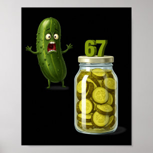 Poster 67 Meme Picles Surpresa Um Pote De Picles Fatiados