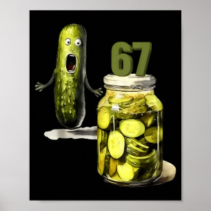 Poster 67 Meme Picles Surpresa Um Pote De Picles Fatiados