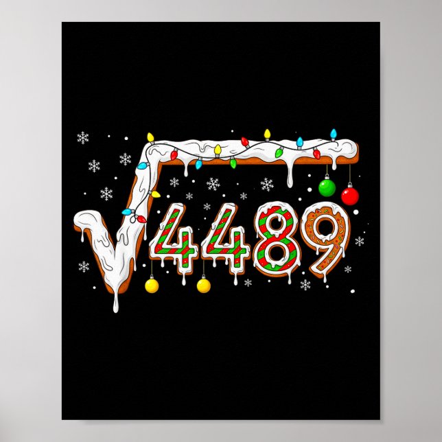 Poster 67 Meme Raiz Quadrada 4489 Gíria Professor de Mate (Frente)