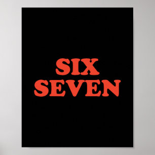 Poster 67 Meme Seis Sete