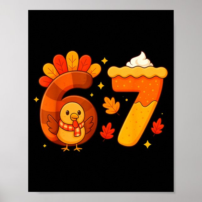 Poster 67 Meme Thanksgiving Turkey Day Funny Holiday Six  (Frente)