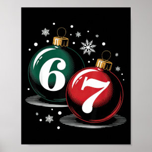Poster 67 Natal Crianças Meninos Meninas Meme Xmas Gíria