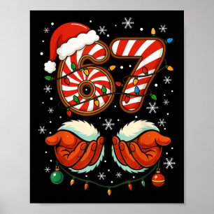 Poster 67 Natal Divertido 6 7 Meme Pijamas Feriado Geraçã
