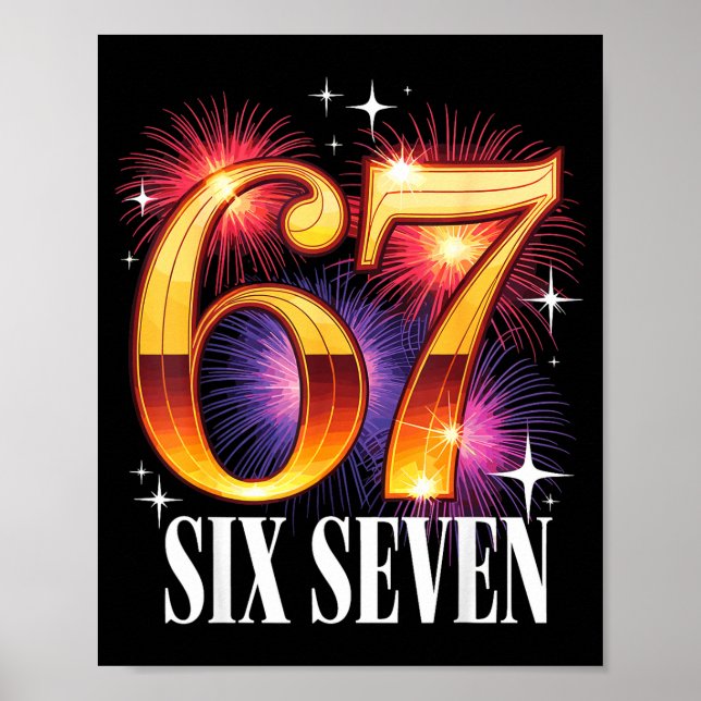 Poster 67 New Years Eve Party Pajama Shirt 6 7 Meme 67 20 (Frente)
