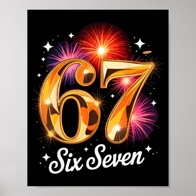 Poster 67 New Years Eve Party Pajama Shirt 6 7 Meme 67 20 (Frente)