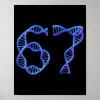 67 Número Engraçado Meme Replicação Dna Bio Molecu