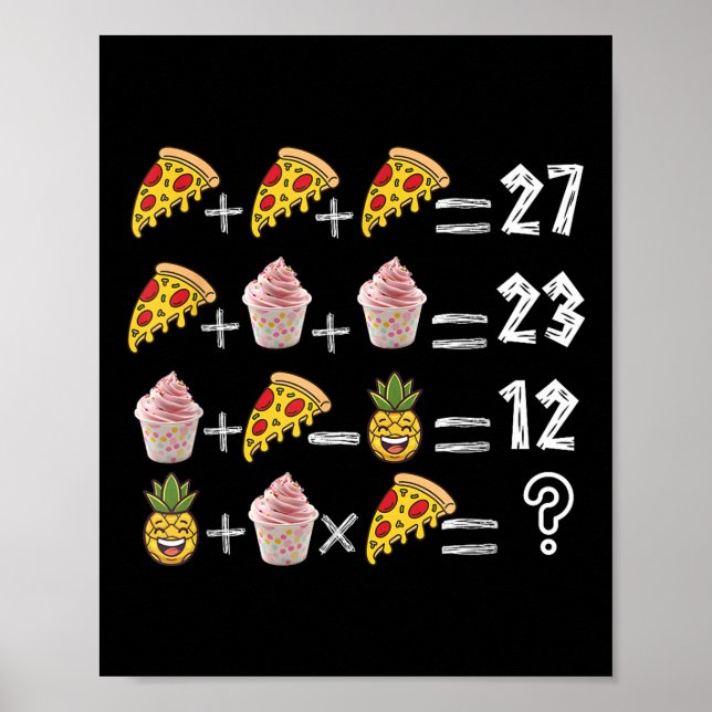 Poster 67 Order Operations Math Pemdas Funny Teacher Meme (Frente)