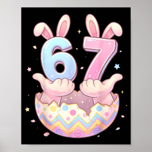 Poster 67 ovo de coelho para crianças menina menino mulhe