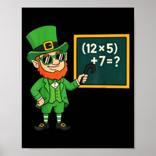 Poster 67 Piadas Dia De São Patrício Professor De Matemát