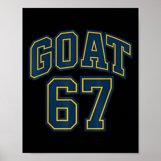 Poster 67 Piadas Six Seven Geração Alpha Z Meme Rizz Cabr (Frente)