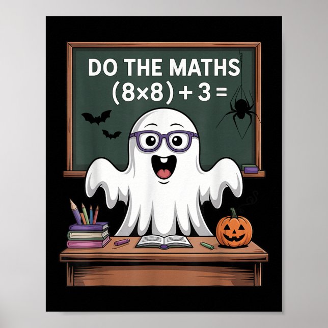 Poster 67 Professor Fantasma de Halloween Seis Sete Meme  (Frente)