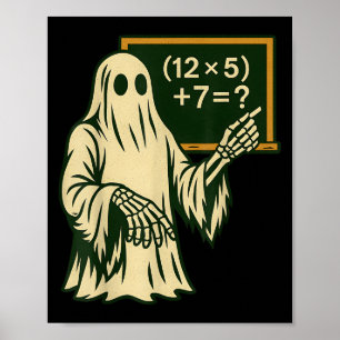 Poster 67 Professor Fantasma de Halloween Seis Sete Meme