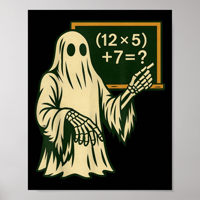Poster 67 Professor Fantasma de Halloween Seis Sete Meme  (Frente)