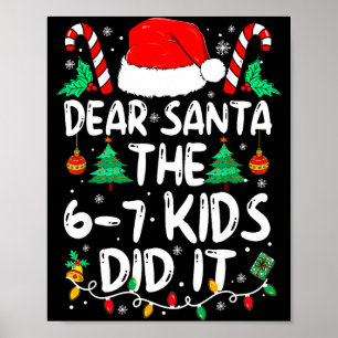Poster 67 Querido Papai Noel 6 7 Crianças Fizeram Isso Na