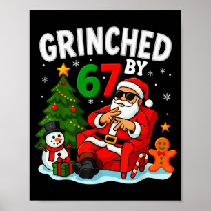 Poster 67 Seis Sete Meme Natal Grinched Por 6-7 Geração A