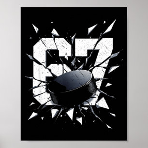 Poster 67 Six Seven Hóquei Gen Alpha Brainrot Meme 