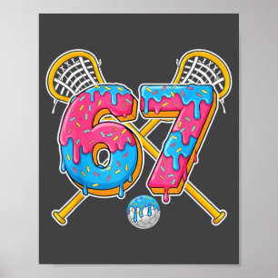 Poster 67 Sorvete Drip Meme Geração Alpha Gíria Lacrosse