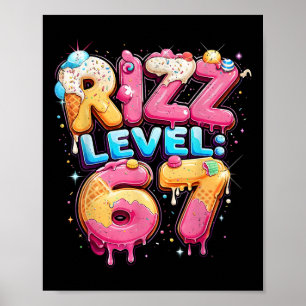 Poster 67 Sorvete Drip Meme Legal Seis Sete Geração Alpha