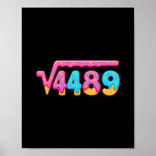 Poster 67 Sorvete Gotejante Meme Raiz Quadrada 4489 Geraç