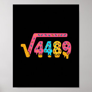 Poster 67 Sorvete Meme Raiz Quadrada 4489 Gíria Matemátic