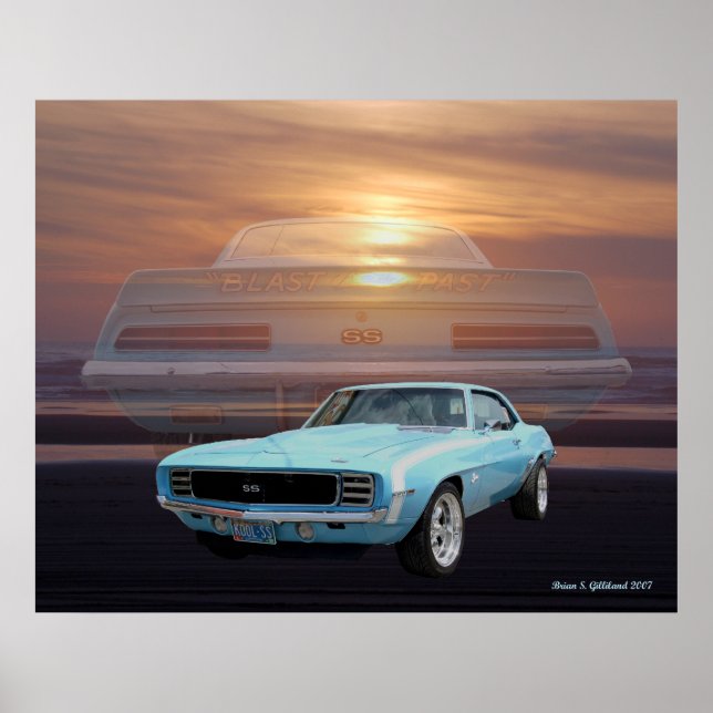 Póster 67 ss/rs camaro (Frente)
