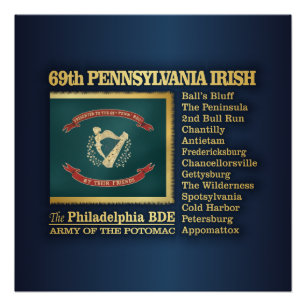 Póster 69th Irlandês de Pensilvânia (BH)