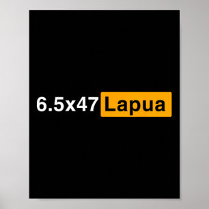 Poster 6,5x47 munição de Lapua - Fotografar com precisão