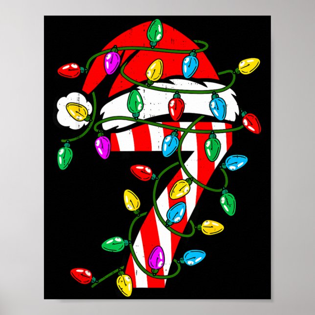 Poster 6 7 67 Meme Seis Sete Doce de Natal Divertido Casa (Frente)