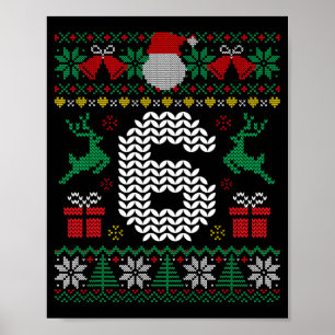 Poster 6 7 67 Meme Seis Sete Natal Engraçado Casal Feio