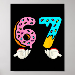 Poster 6-7 Camisetas de Meme 67 Natal Rot de Cérebro Engr