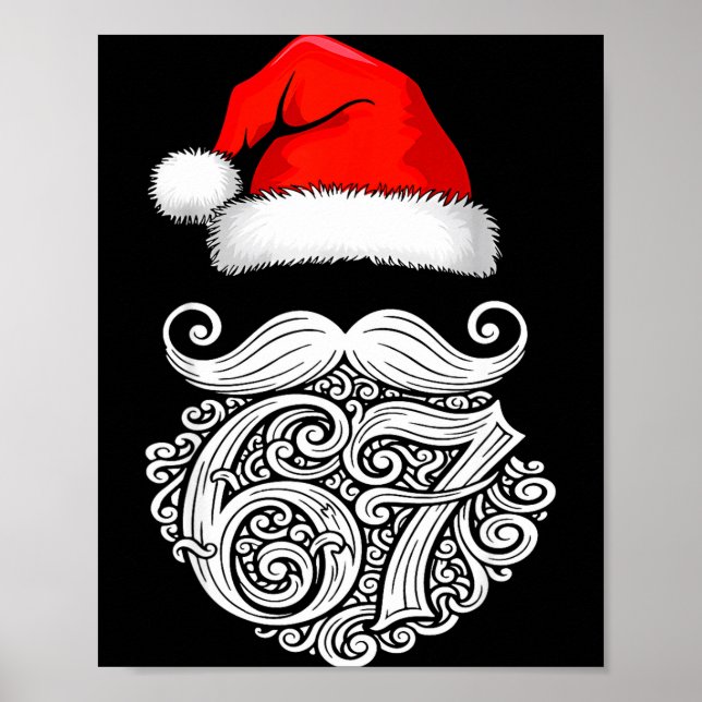 Poster 6 7 Christmas 67 Santa Six Seven Christmas Boys Te (Frente)