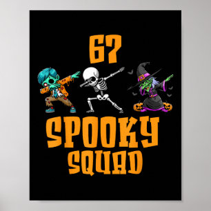 Poster 6 7 Dia das Bruxas 67 Meme Seis Sete 6 7 Equipe As