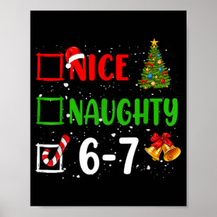 Poster 6-7 Meme Legal Travesso 67 Natal Divertido Natal C