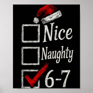 Poster 6-7 Meme Legal Travesso 67 Natal Rot Cerebral Engr