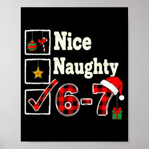 Poster 6-7 Meme Legal Travesso 67 Natal Rotação Cerebral