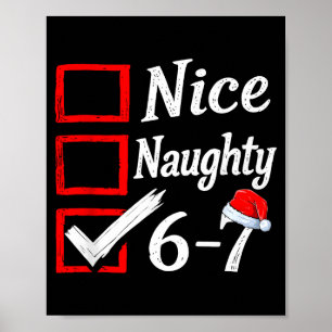 Poster 6-7 Meme Legal Travesso 67 Natal Rotação Cerebral 