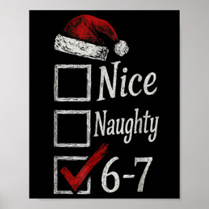Poster 6-7 Meme Legal Travesso 67 Natal Rotação Cerebral