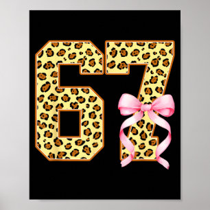 Poster 6-7 Meme Leopardo Guepardo Legal Seis-sete Diverti