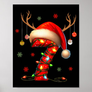 Poster 6 7 Seis Sete Geração Z Alpha Feliz Natal Feriado 
