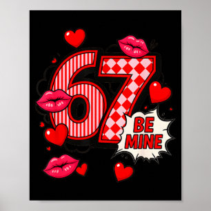 Poster 6 7 Seja Minha Camisa do Dia dos Namorados Fofo Se