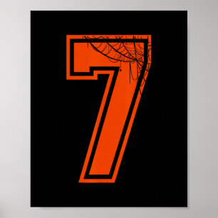 Poster 6 7 Teto do Dia de as Bruxas engraçado de aranha n