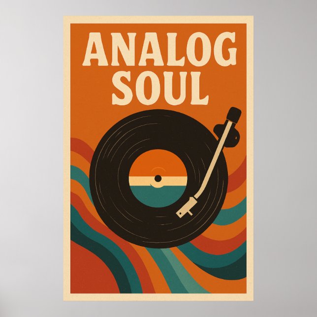 Poster 6, Alma Analógica, Vintage (Frente)