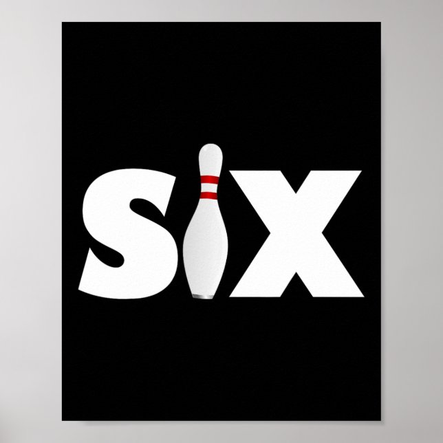 Poster 6 Birthda, Partido Boliche Birthda, Seis Anos (Frente)