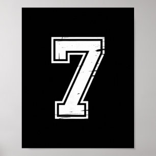 Poster 6 Número 67 Seis Sete Meme 
