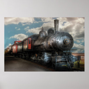 Póster 6 - Trem - locomotiva de vapor 4-6-0 de G da