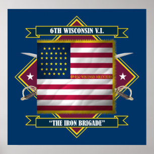 Poster 6o Infantaria de Wisconsin