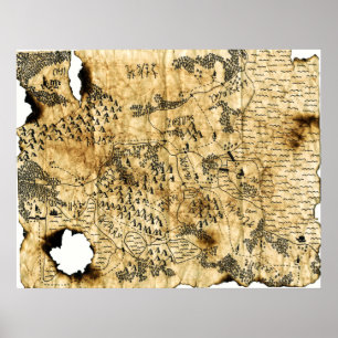 Póster 6o Mapa do reino esquecido