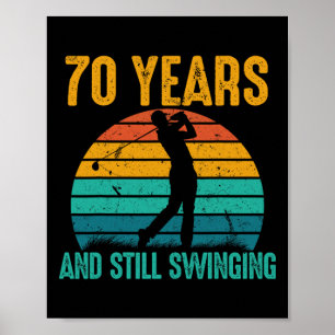 Poster 70 Anos E Ainda Incêndios 70 De Golfe