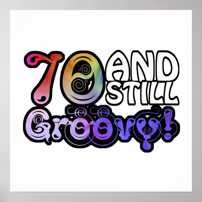 Póster 70 E Ainda Groovy (Frente)